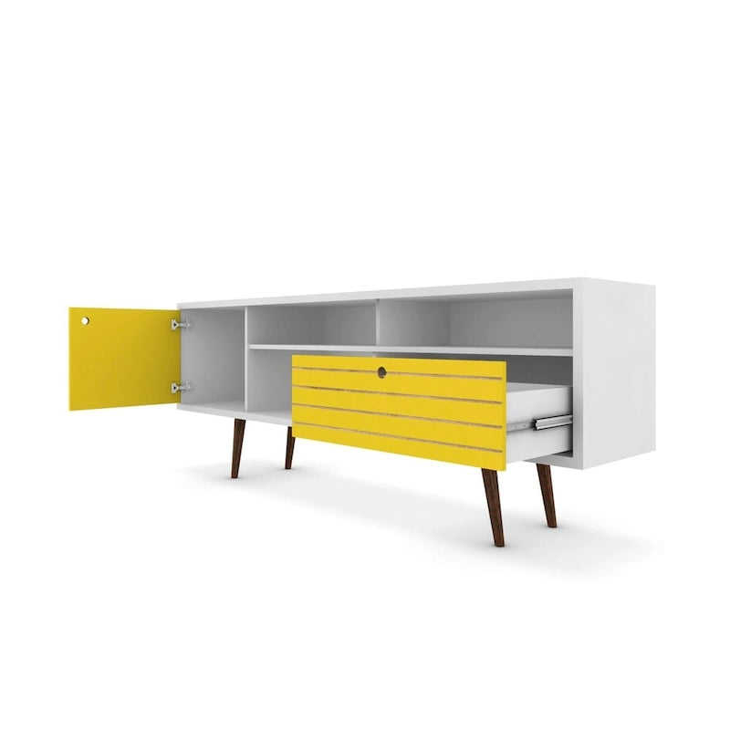 Meuble TV console Manhattan Comfort Liberty 70.86 po. mi-siècle moderne
