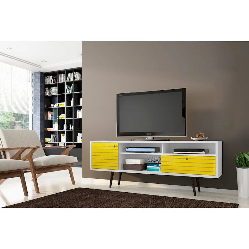 Meuble TV console Manhattan Comfort Liberty 70.86 po. mi-siècle moderne
