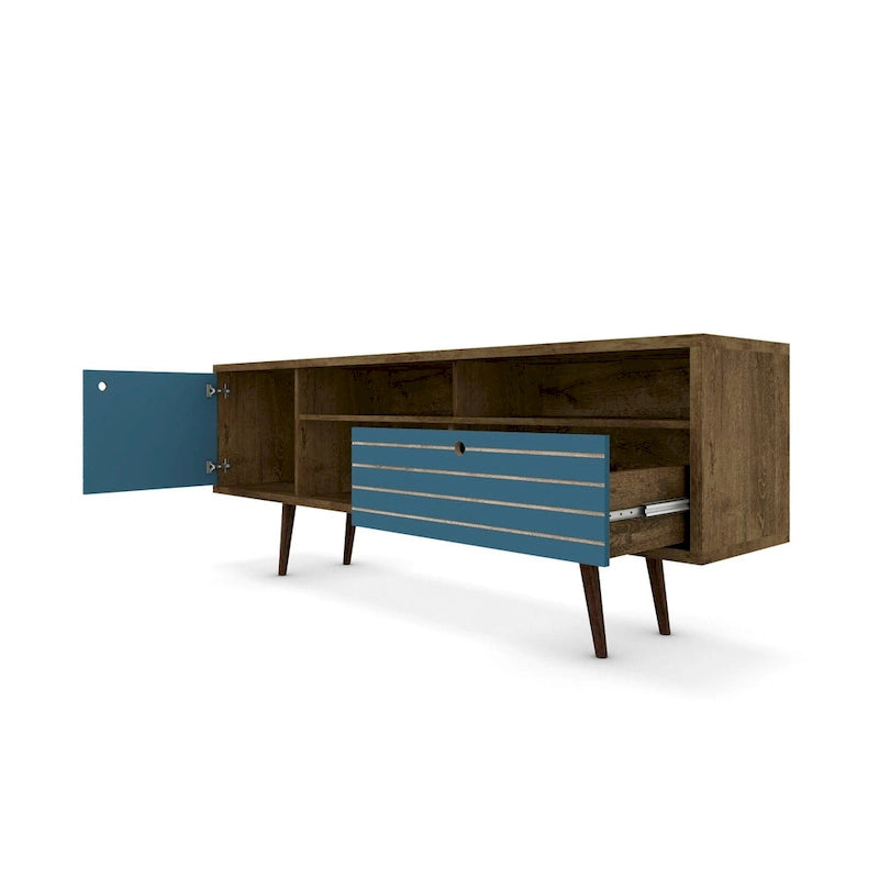 Meuble TV console Manhattan Comfort Liberty 70.86 po. mi-siècle moderne