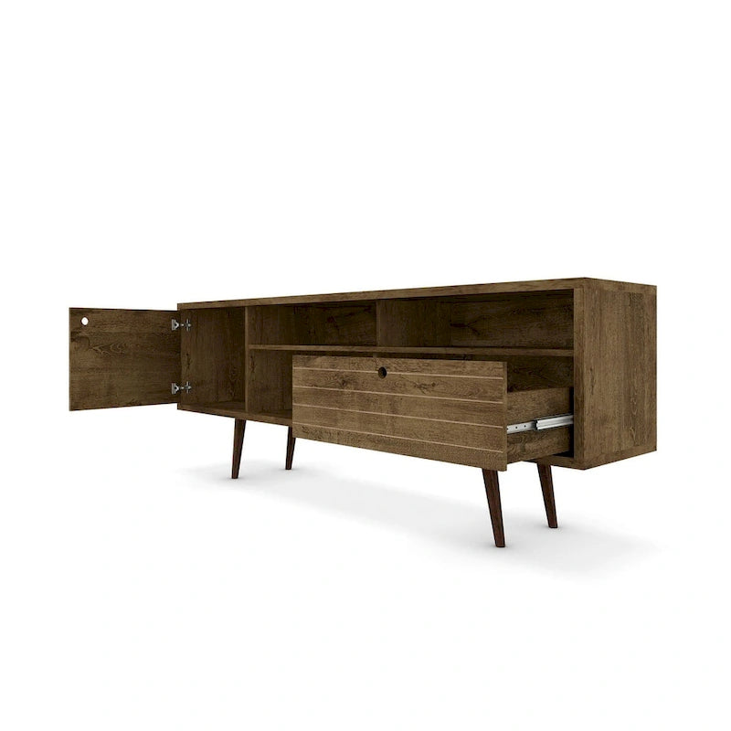 Meuble TV console Manhattan Comfort Liberty 70.86 po. mi-siècle moderne