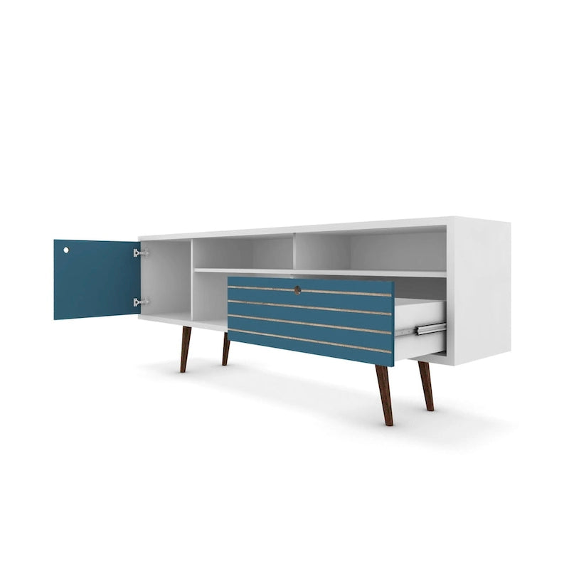 Meuble TV console Manhattan Comfort Liberty 70.86 po. mi-siècle moderne