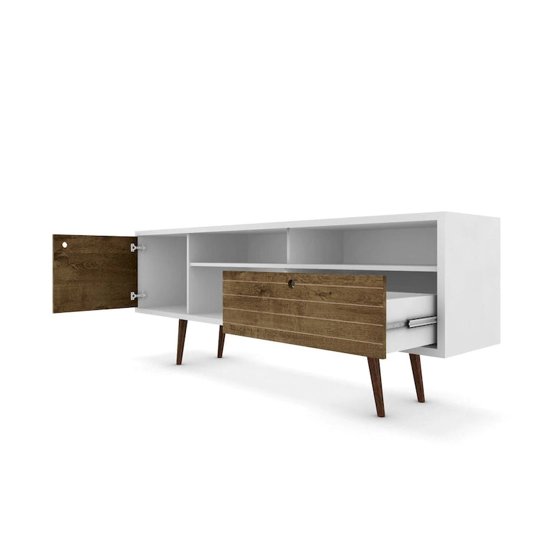 Meuble TV console Manhattan Comfort Liberty 70.86 po. mi-siècle moderne