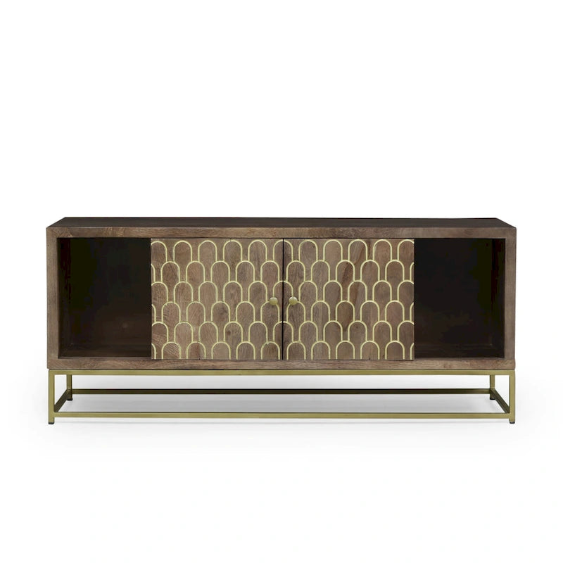 Meuble TV en bois contemporain Cannonville par Christopher Knight Home