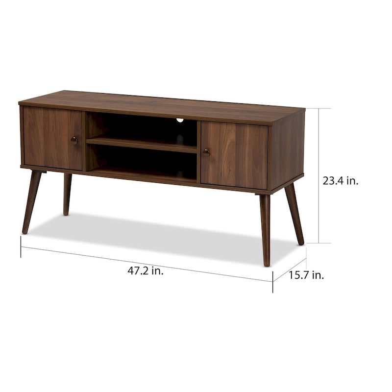 Meuble TV 2 portes Carson Carrington Batnaset Mid-century Modern
