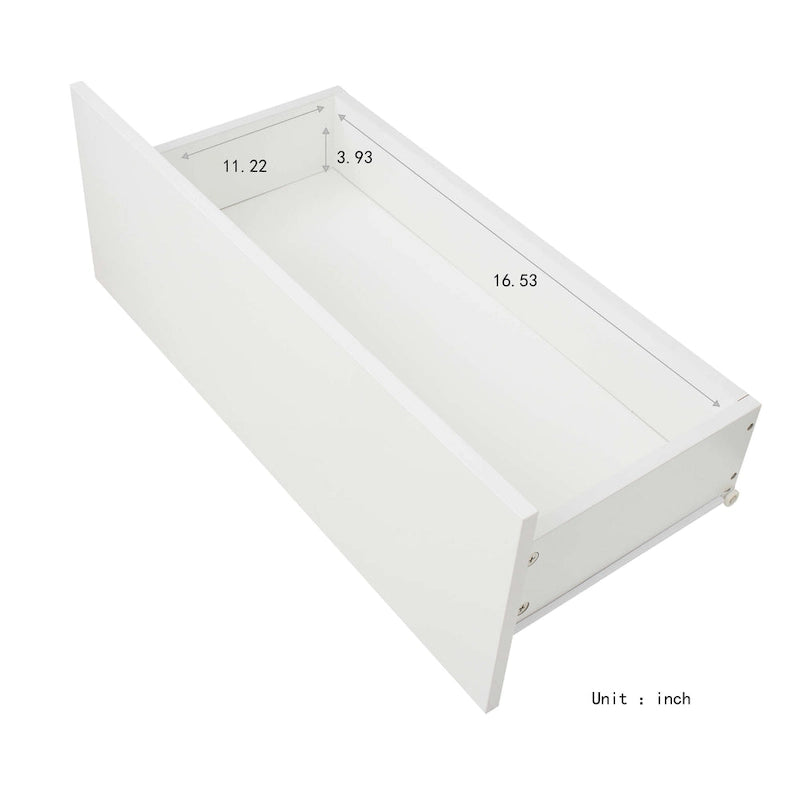 Meuble TV blanc Nestfair avec lumières LED pour téléviseurs jusqu'à 70 pouces