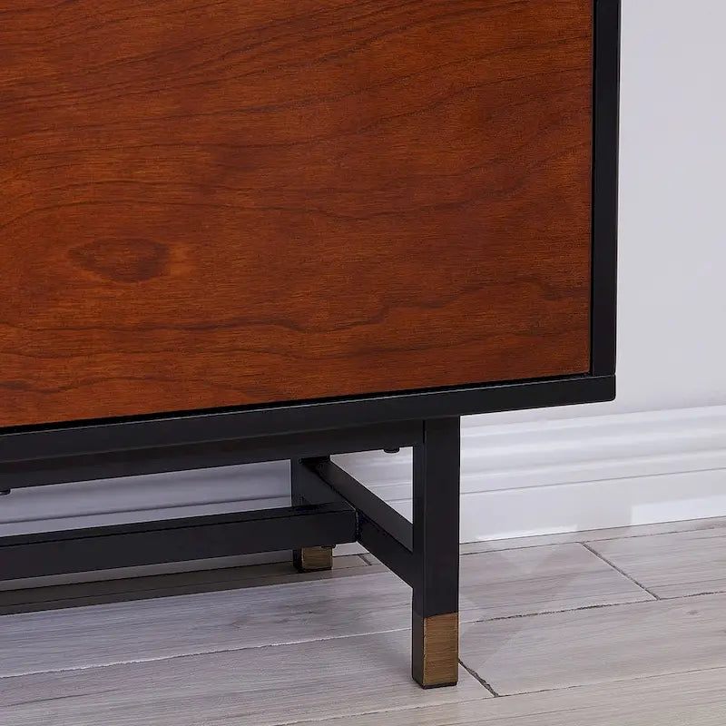 Meuble TV moderne mi-siècle Belize de SEI Furniture, pour téléviseurs jusqu'à 61 po