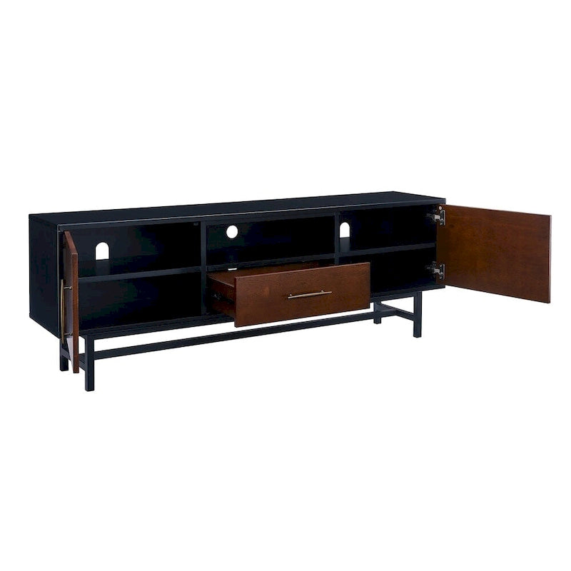 Meuble TV moderne mi-siècle Belize de SEI Furniture, pour téléviseurs jusqu'à 61 po