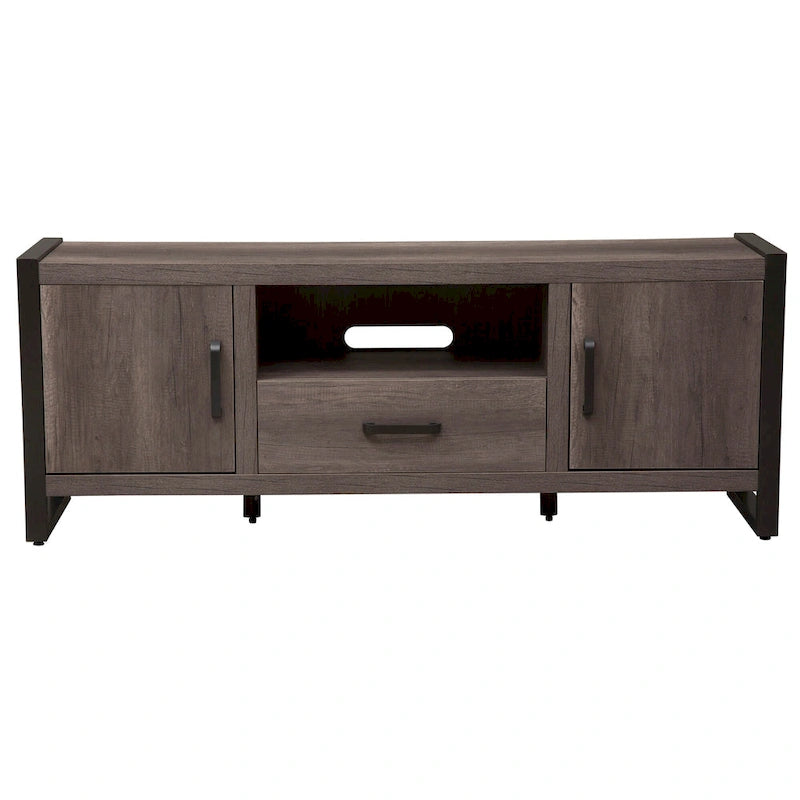 Meuble TV Tanners Creek Greystone avec piliers