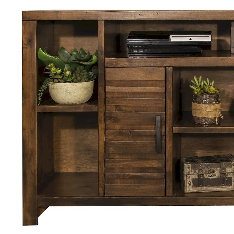 Meuble TV Bridgevine Home Sausalito de 162,5 cm pour téléviseurs jusqu'à 70 pouces, aucun assemblage requis