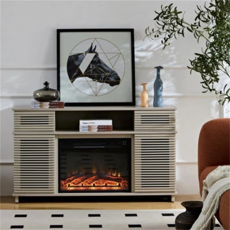 Meuble TV 51 po avec foyer et télécommande