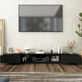 Meuble TV 94,5 avec gestion de câbles efficace et console de rangement spacieuse