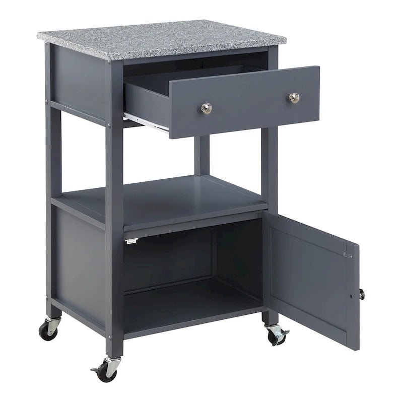 Dessertes de cuisine Fairfax avec plateau en granite