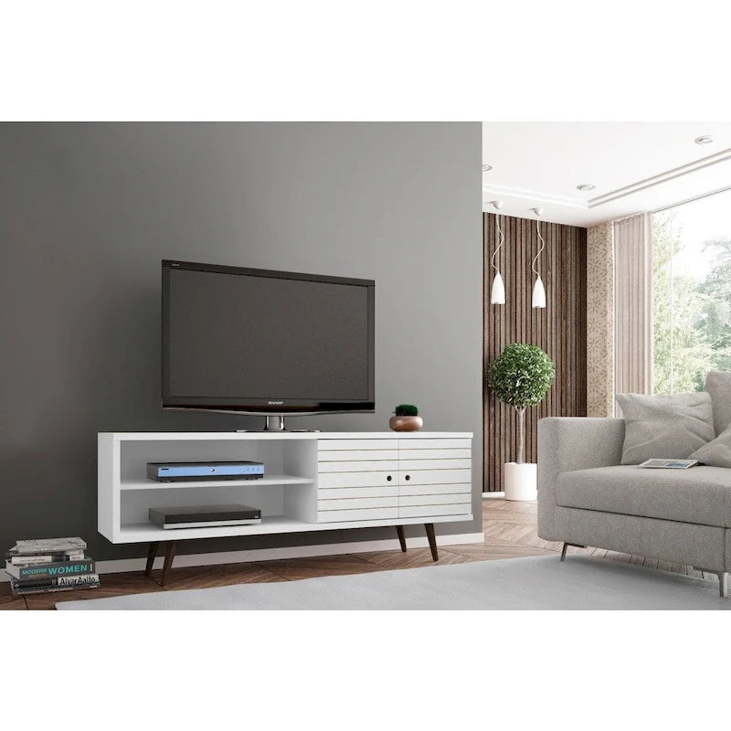 Manhattan Comfort Sortland Meuble TV console moderne en bois