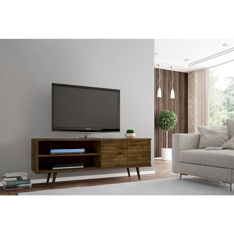 Manhattan Comfort Sortland Meuble TV console moderne en bois