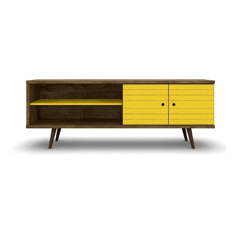 Manhattan Comfort Sortland Meuble TV console moderne en bois