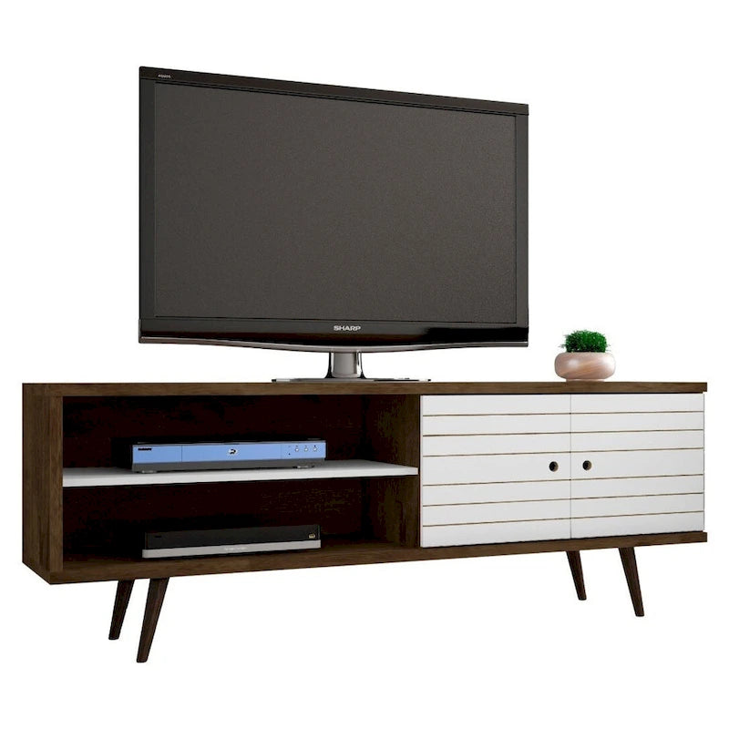 Manhattan Comfort Sortland Meuble TV console moderne en bois