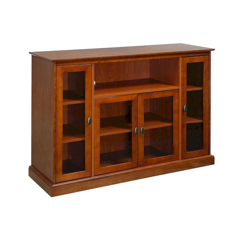 Meuble TV Summit Highboy 60 de Convenience Concepts avec armoires de rangement et étagères
