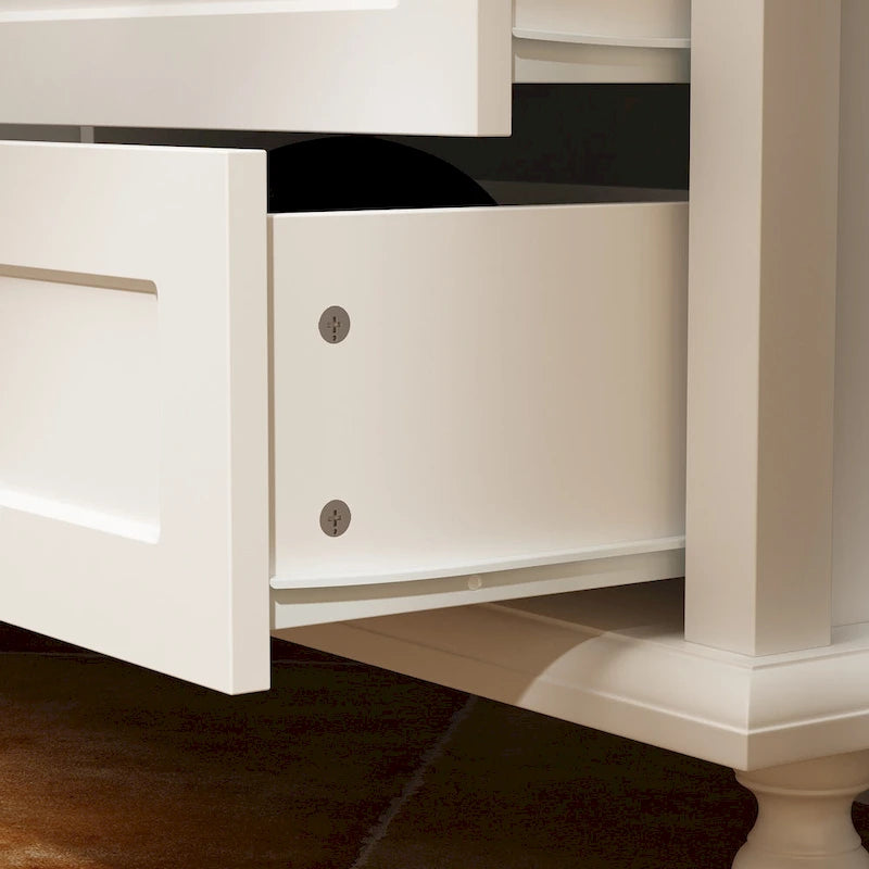 Ensemble de meubles avec rangement en verre trempé et combo meuble TV - Organisation - Meuble d'appoint+Meuble TV