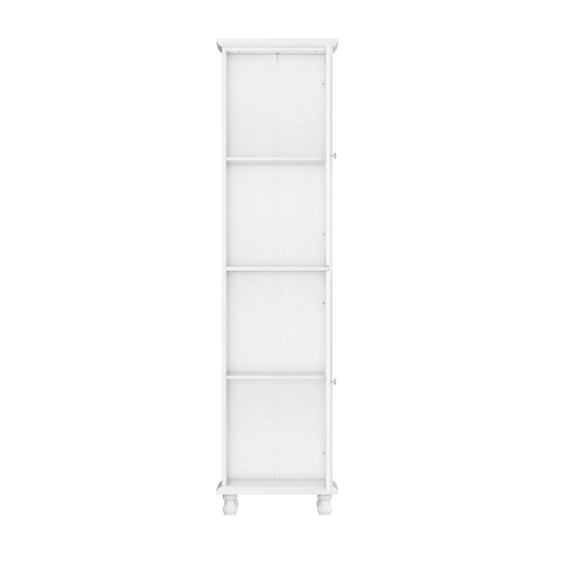Ensemble de meubles avec rangement en verre trempé et combo meuble TV - Organisation - Meuble d'appoint+Meuble TV