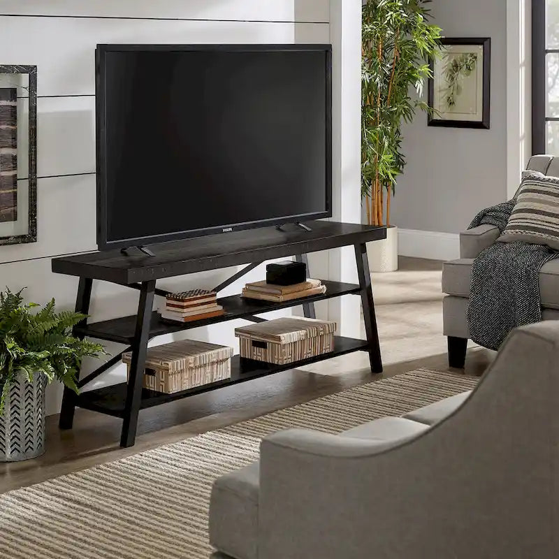 Meuble TV Bryson Rustic X-Base 152 cm par iNSPIRE Q Classic