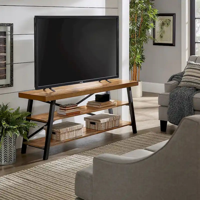 Meuble TV Bryson Rustic X-Base 152 cm par iNSPIRE Q Classic