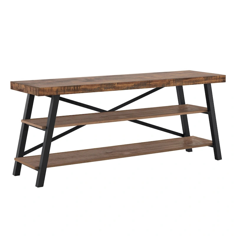 Meuble TV Bryson Rustic X-Base 152 cm par iNSPIRE Q Classic