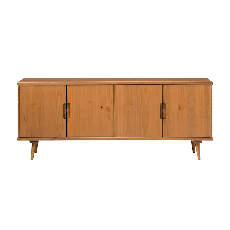 Meuble TV en bois massif moderne Mid-Century Middlebrook