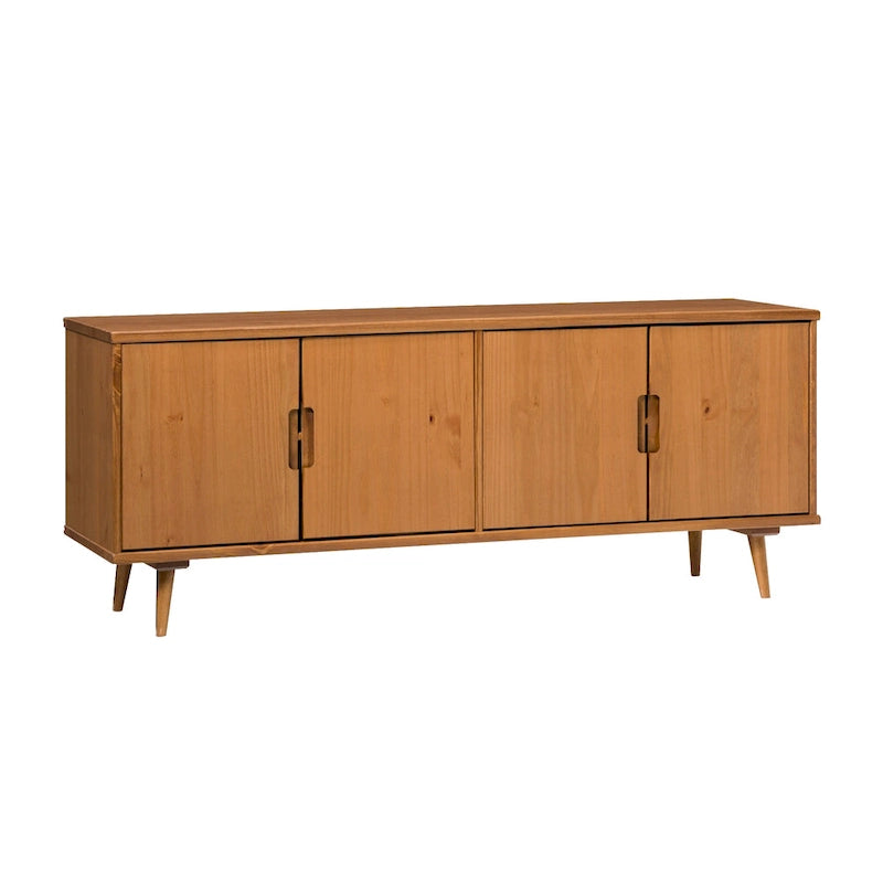 Meuble TV en bois massif moderne Mid-Century Middlebrook