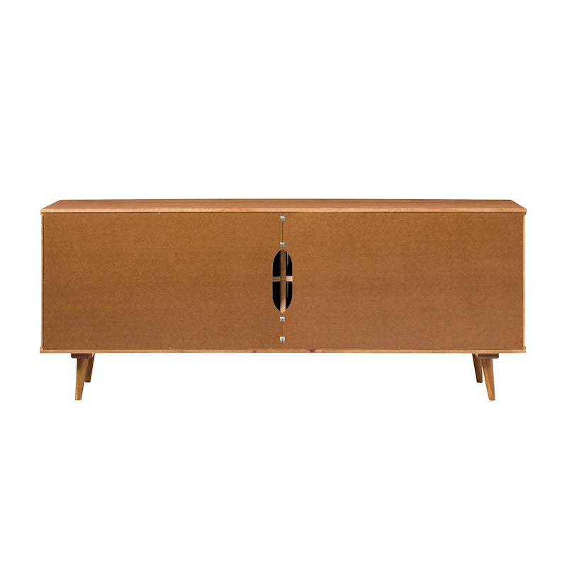 Meuble TV en bois massif moderne Mid-Century Middlebrook