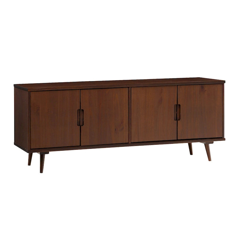 Meuble TV en bois massif moderne Mid-Century Middlebrook