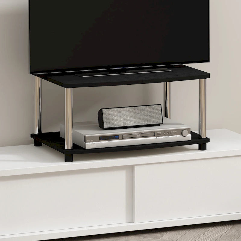 Meubles TV surélevés Furinno Turn-N-Tube sans outils à 2 niveaux