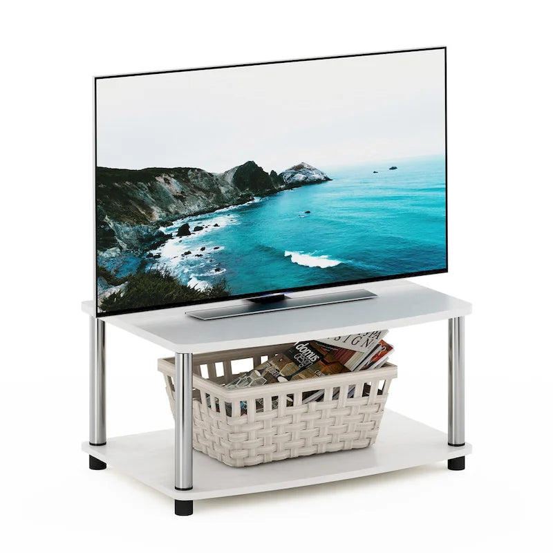 Meubles TV surélevés Furinno Turn-N-Tube sans outils à 2 niveaux