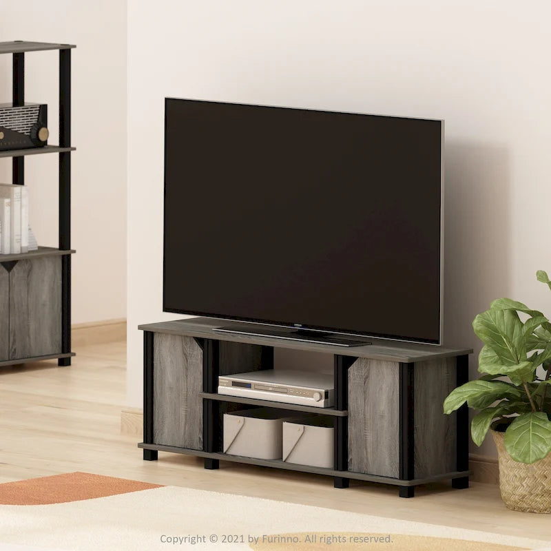 Meuble TV Furinno Brahms avec étagères et rangement
