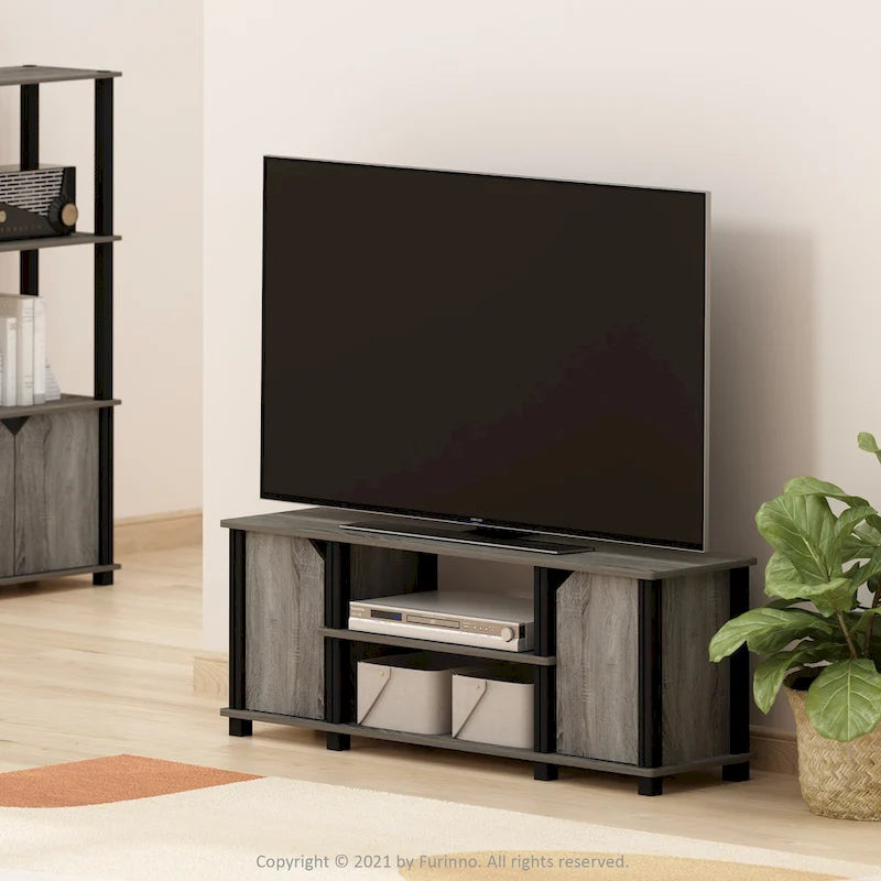 Meuble TV Furinno Brahms avec étagères et rangement