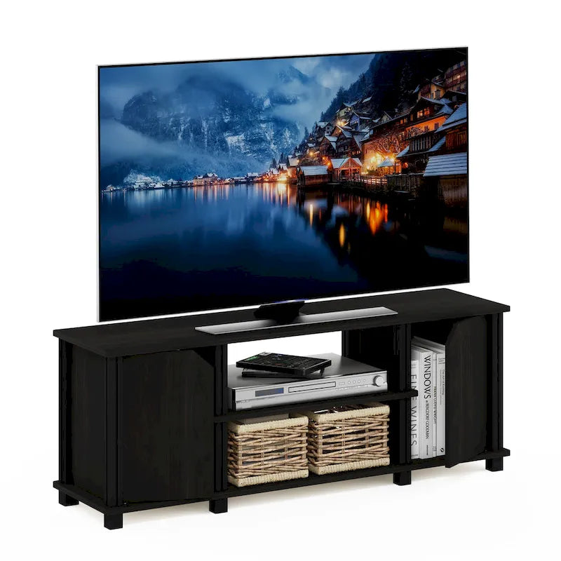 Meuble TV Furinno Brahms avec étagères et rangement