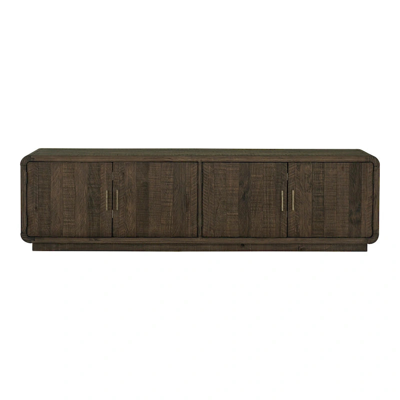 Meuble TV Modima Aurelle Home, rustique, bords arrondis