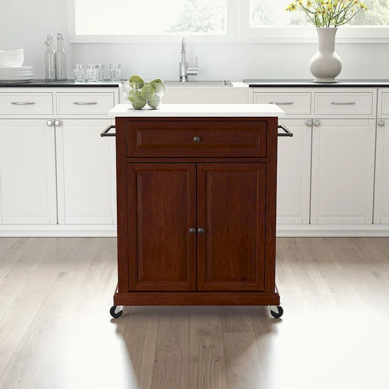 Crosley Portable Granite Top Kitchen Cart - 31W x 18D x 35.5H