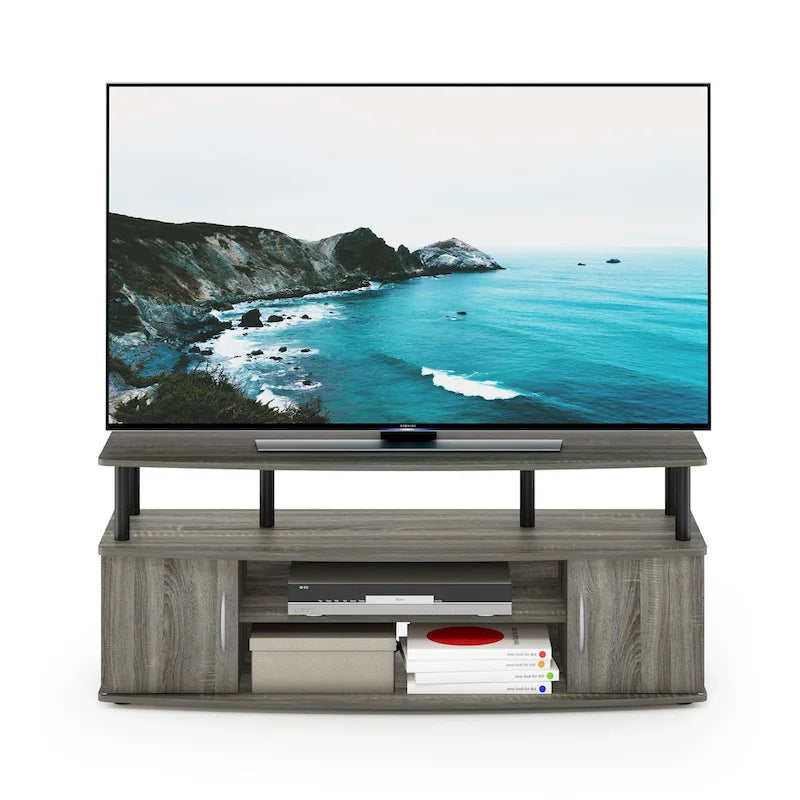 Meuble TV grand format Furinno JAYA pour téléviseurs jusqu'à 55 pouces
