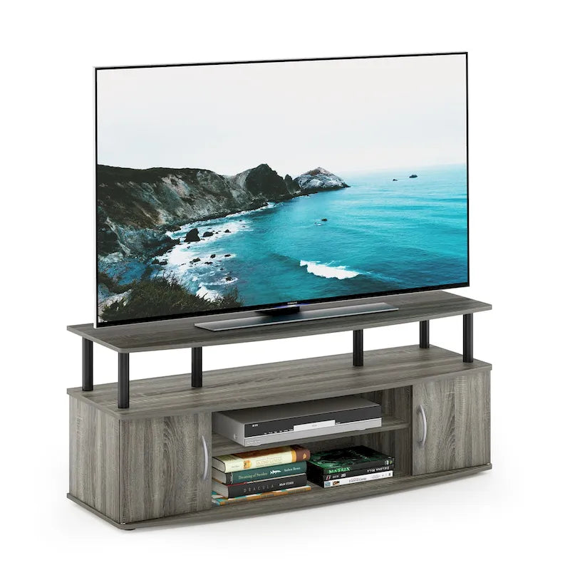 Meuble TV grand format Furinno JAYA pour téléviseurs jusqu'à 55 pouces