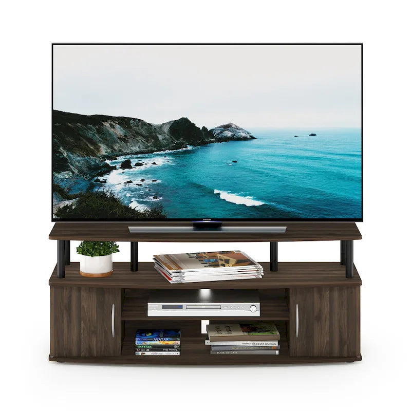 Meuble TV grand format Furinno JAYA pour téléviseurs jusqu'à 55 pouces