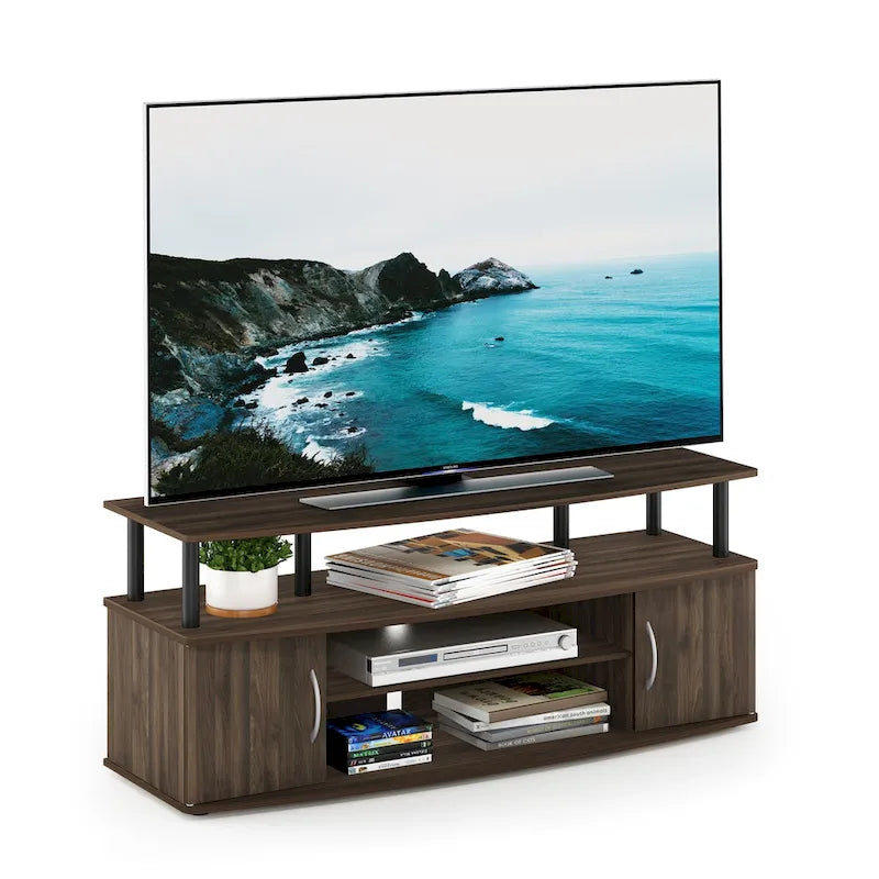 Meuble TV grand format Furinno JAYA pour téléviseurs jusqu'à 55 pouces