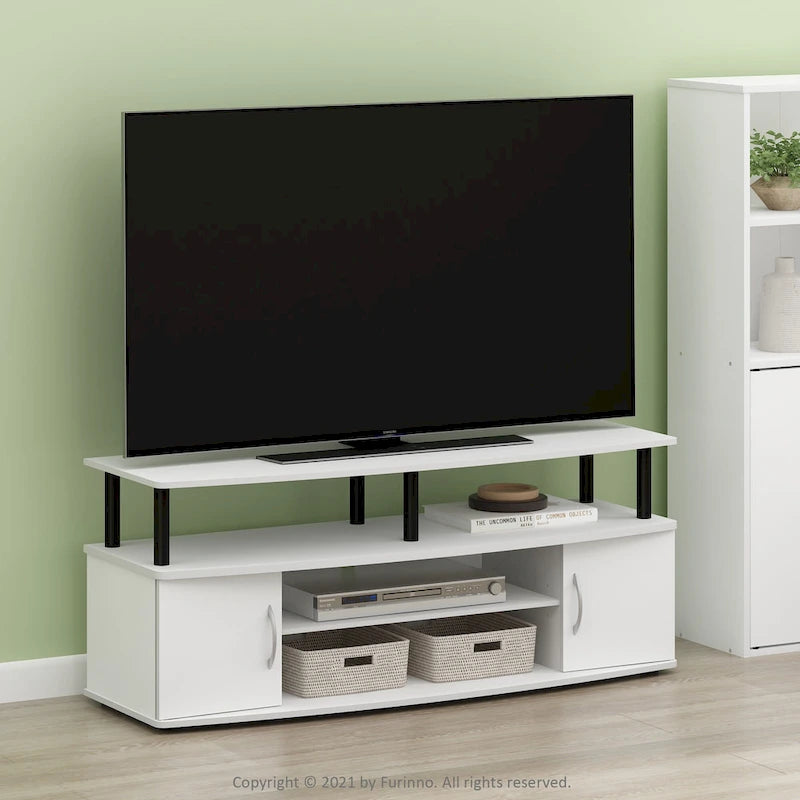 Meuble TV grand format Furinno JAYA pour téléviseurs jusqu'à 55 pouces