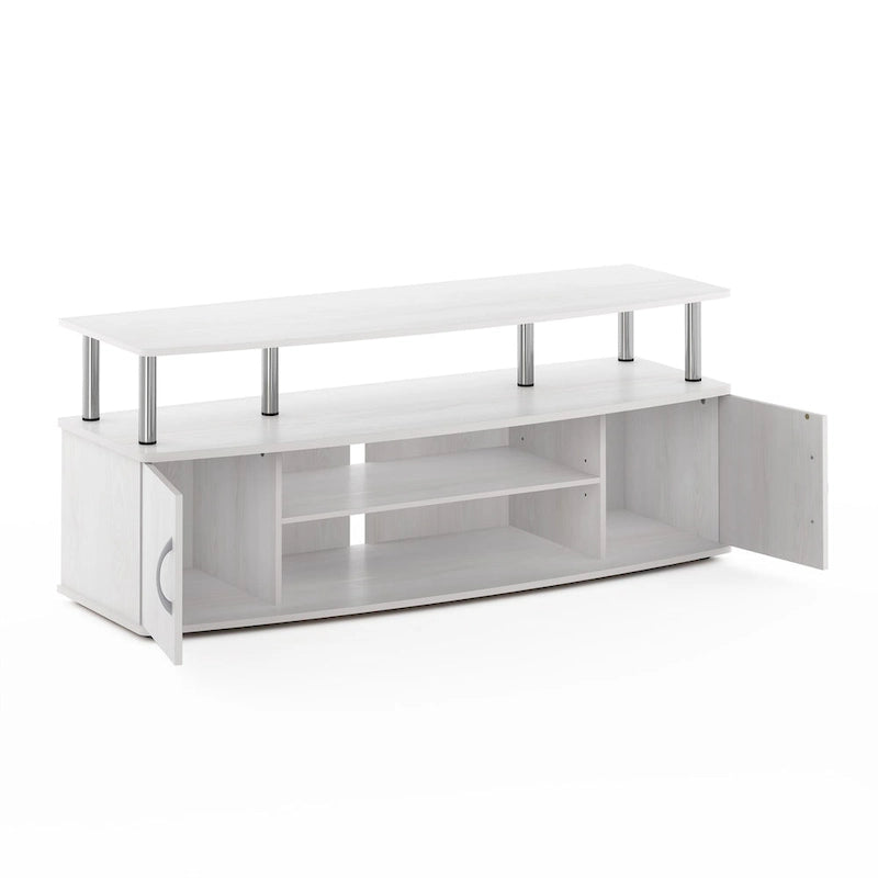 Meuble TV grand format Furinno JAYA pour téléviseurs jusqu'à 55 pouces