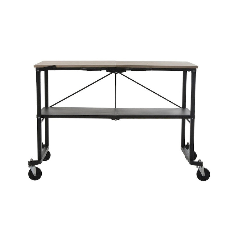 Table utilitaire grise / Établi avec roulettes verrouillables