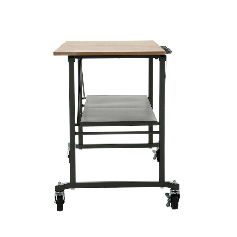 Table utilitaire grise / Établi avec roulettes verrouillables