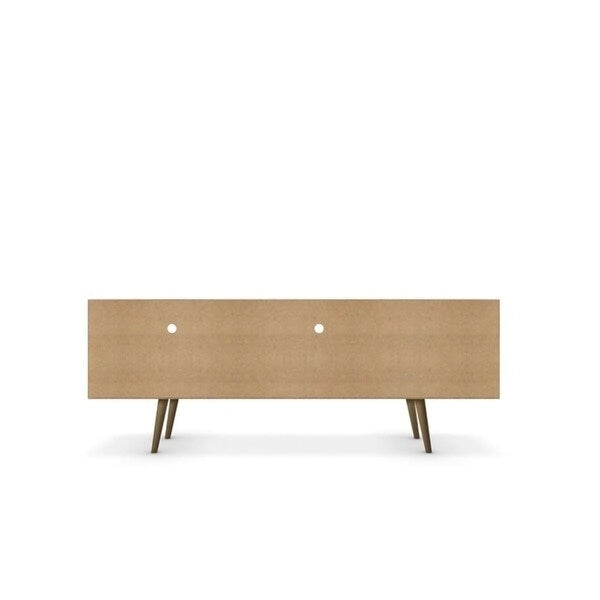Meuble TV moderne Mid-Century à 4 étagères Liberty de 180 cm