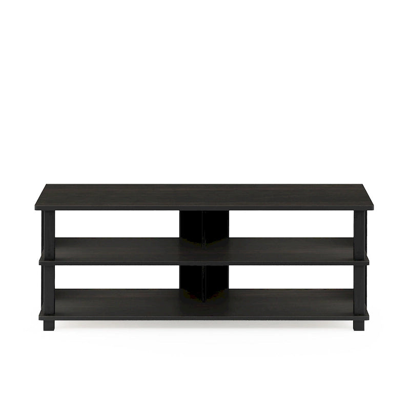 Meuble TV moderne à 3 niveaux Porch & Den Shelby Wood