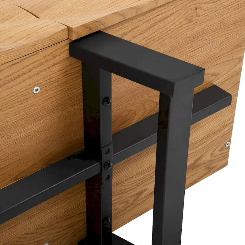 Meuble TV de rangement Moasis 63 pouces à 4 portes avec relief ondulé - 63