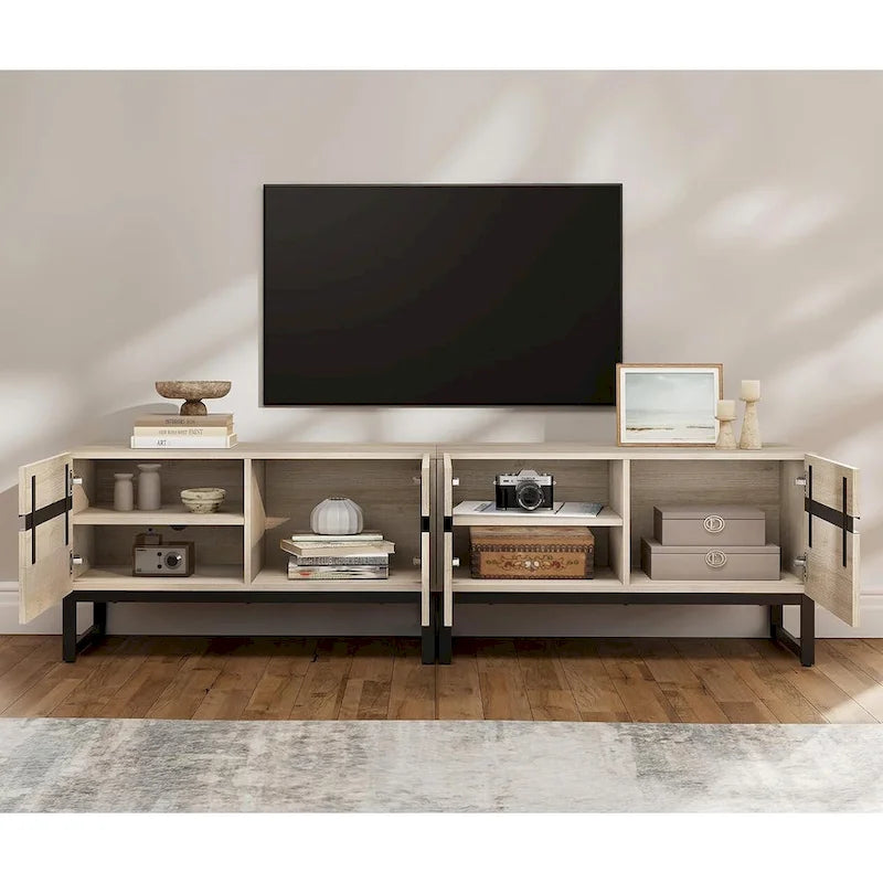 Meuble TV moderne pour téléviseurs jusqu'à 75 pouces