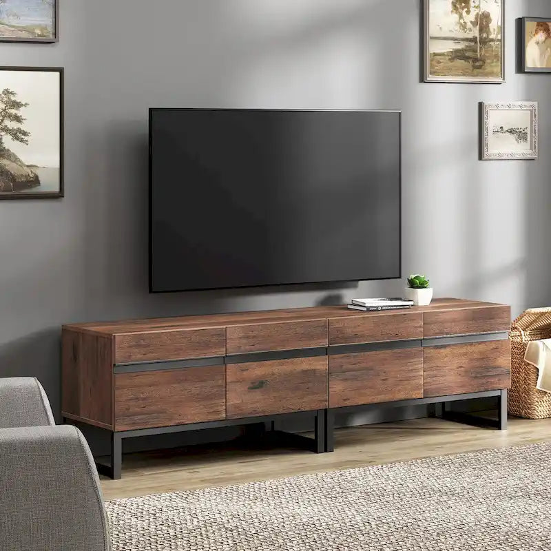 Meuble TV moderne pour téléviseurs jusqu'à 75 pouces